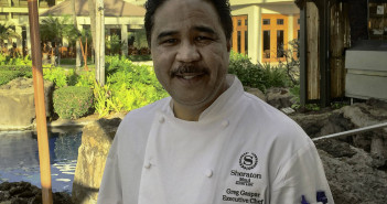 Chef Greg Gaspar, Sheraton Maui Chef Greg Gaspar, Sheraton Maui, fine dining Maui, chef interview, chef recipe.Sheraton Maui Resort & Spa Executive Chef Greg Gaspar