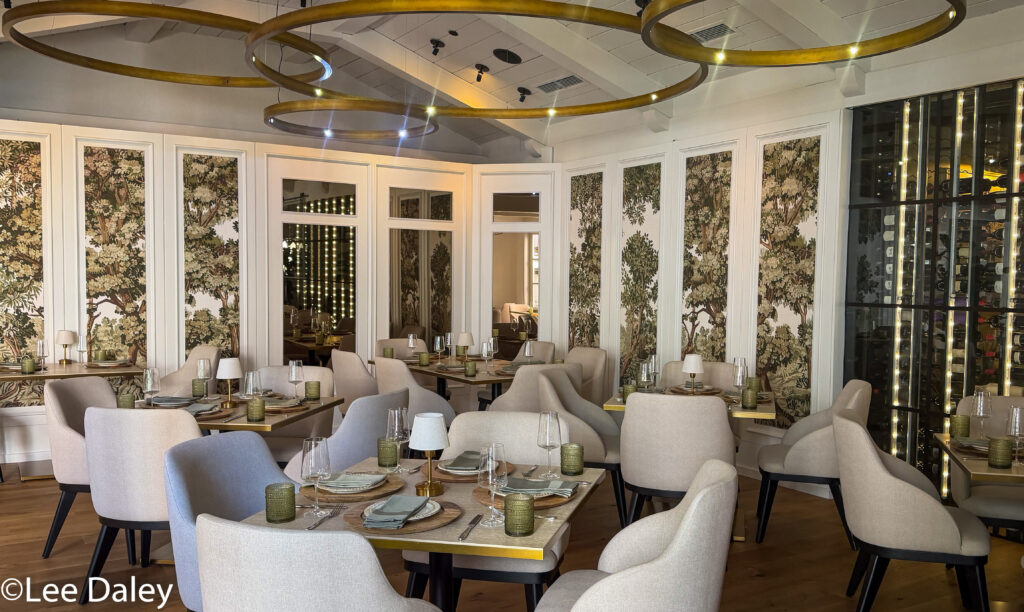 Intimate and convivial, Santé Restaurant in Sonoma, CA celebrates farm-to-table cuisine in a luxurious setting at Fairmont Sonoma Mission Inn
