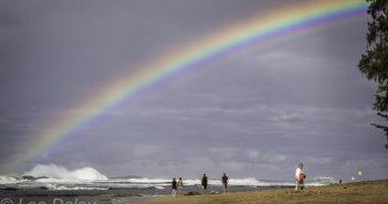 In Kauai, a bumper crop of food trucks In Kauai, a bumper crop of food trucks, rainbow over the ocean, beach combing on Kauai's north shore