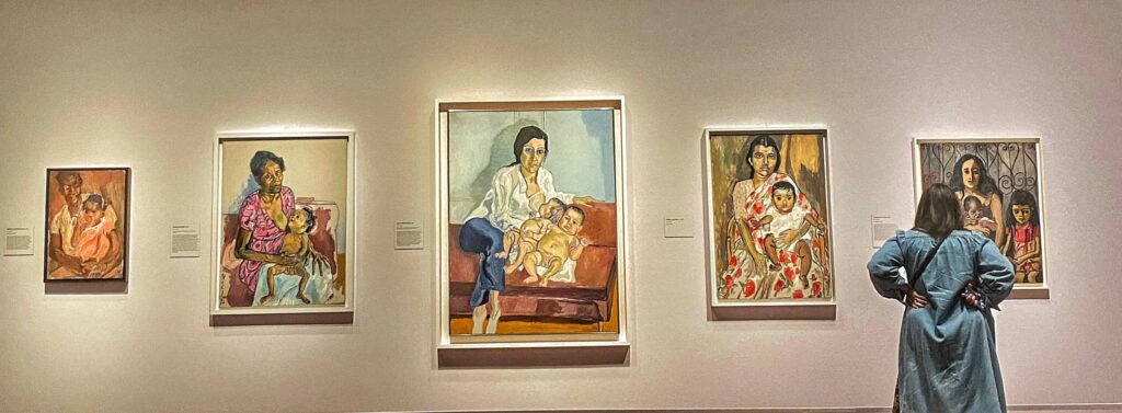exhibit-museum-portrait-motherhood-theme-Neel-Alice-de Young