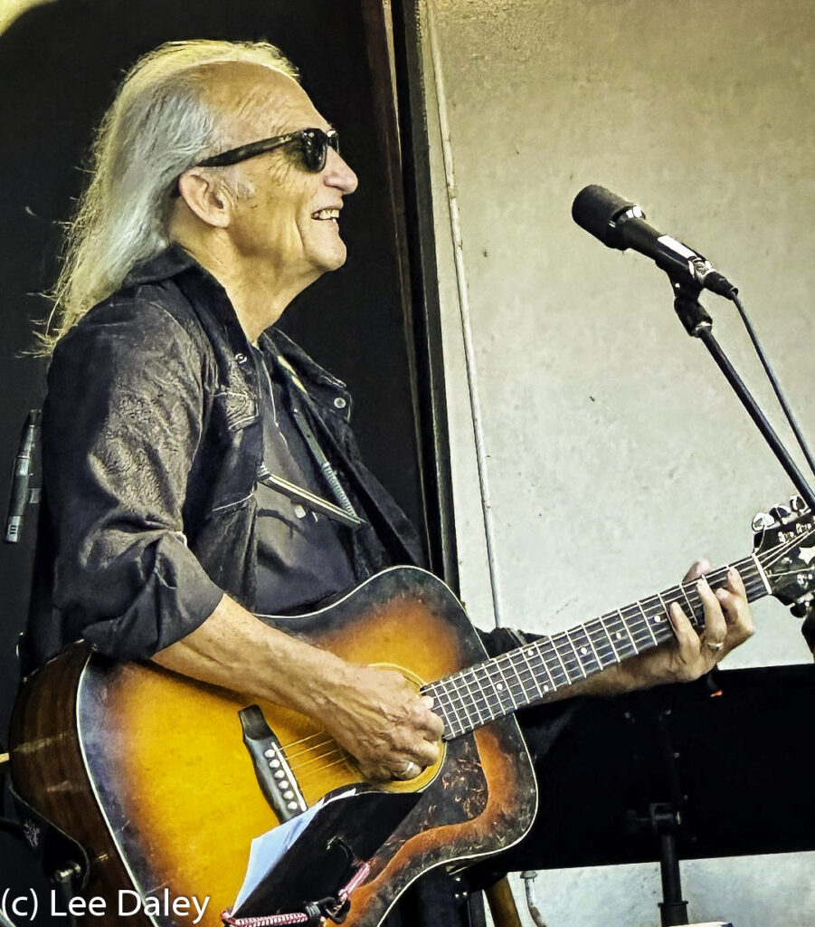Jimmie Dale Gilmore playing guitar, Rancho Nicasio, country rock
