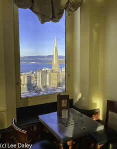 View table at Top of the Mark, San Francisco