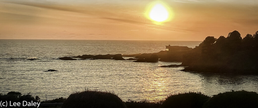 Sunset over the Pacific, Mendocino County, CA.